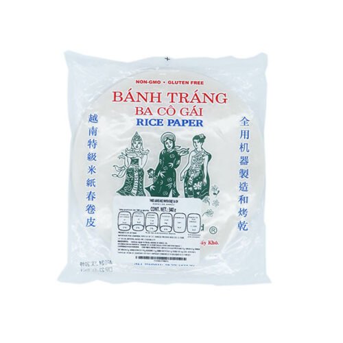 Three Ladies Papel De Arroz Circular