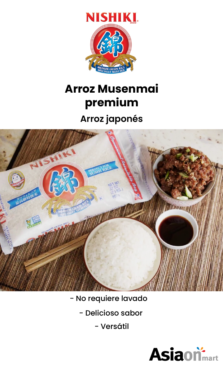 Nishiki arroz blanco apto para microondas