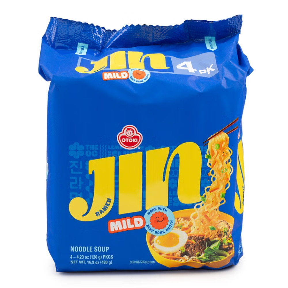 Ottogi Jin Ramen Mild Paquete 5 Piezas de 120gr
