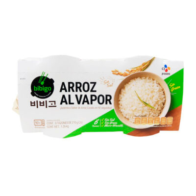 Cj Bibigo Arroz Al Vapor 6Pack