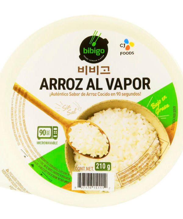 Cj Bibigo Arroz Al Vapor 210gr