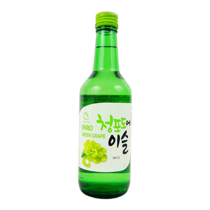 Jinro Soju Uva 360ml - 100% Puro Y Natural - Asiaon Mart