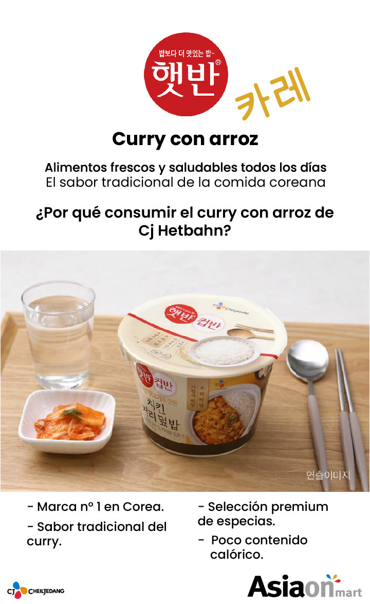 Cj Cupbahn Curry con arroz