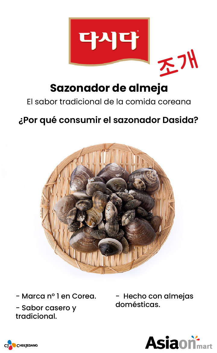 CJ Dasida Sazonador Sabor Almeja