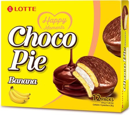 Lotte Choco Pie Banana 12pzs