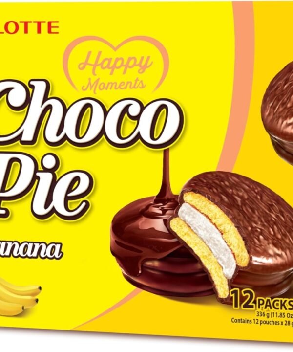 Lotte Choco Pie Banana 12pzs