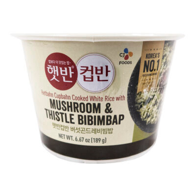 Cj Cupbahn Bibimbap Hongos y Hierbas