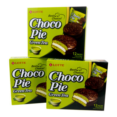 Lotte Chocopie Matcha 12pzs 336gr - Image 2