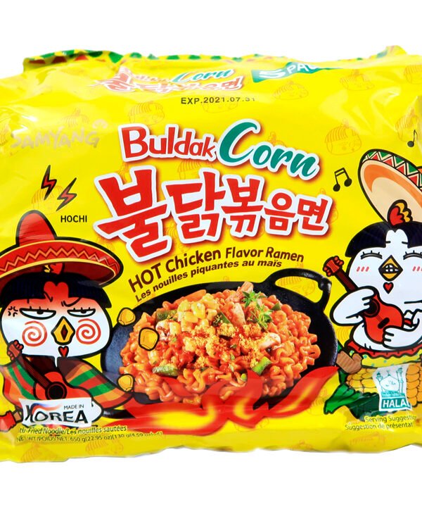 Samyang Buldak Hot Chicken Ramen Corn 5pack
