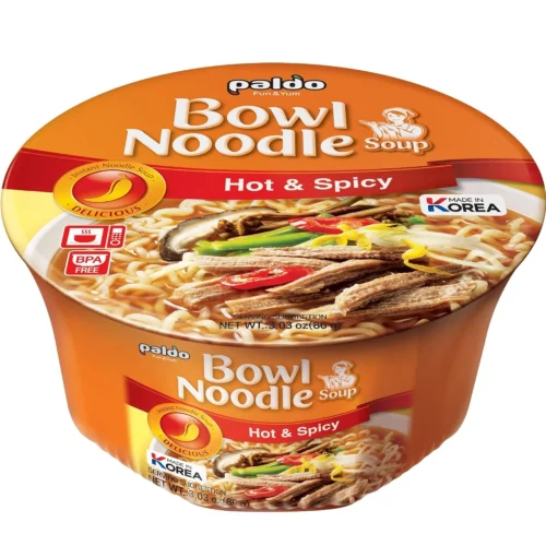 Paldo Bowl Noodle Soup Hot &Spicy 86gr