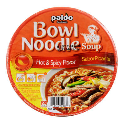 Paldo Bowl Noodle Soup 86gr