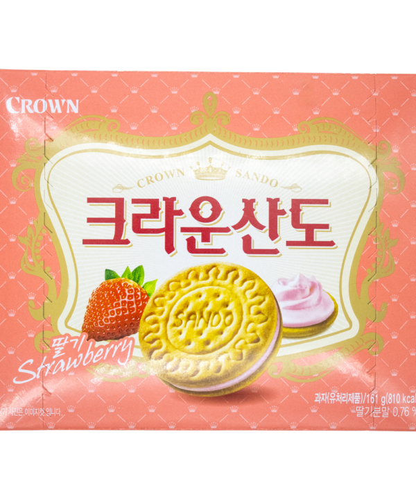Crown Sando Galleta de Fresa 161gr