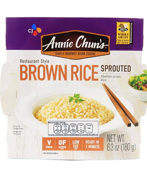 Annie Chun's Arroz integral al vapor 180gr