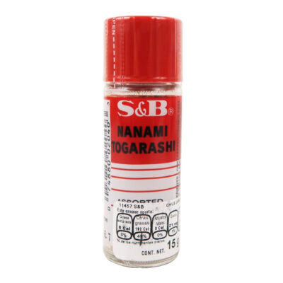 S&B Nanami Togarashi Chile Japonés 15gr