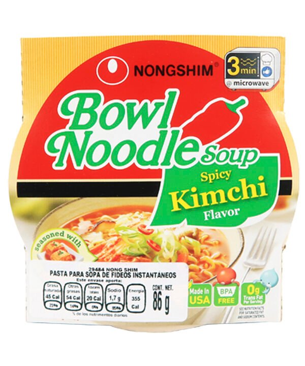 Nongshim Kimchi Ramen Bowl 86gr