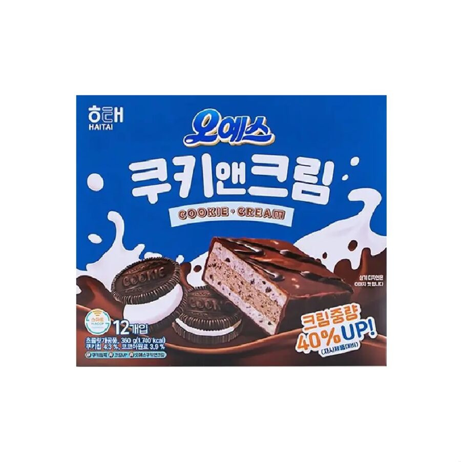 Haitai Oh-Yes Pie Cookies and Cream 360gr