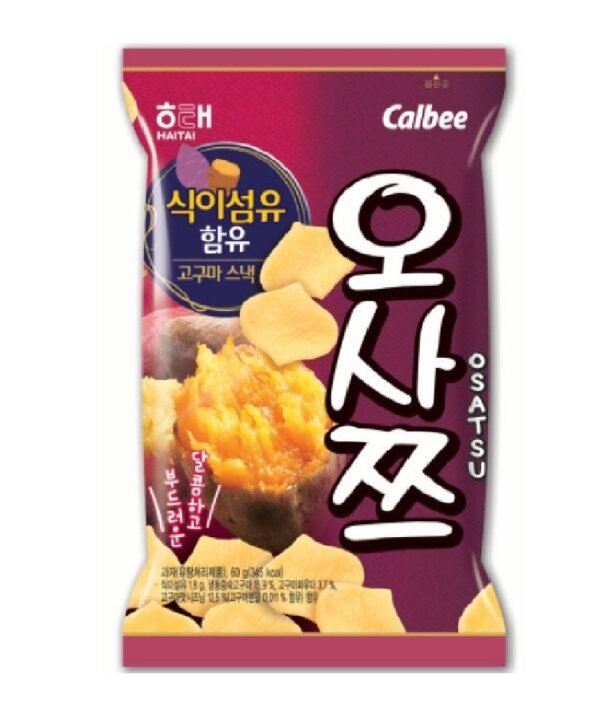 Haitai Sweet Potato Osatsu Snack 60gr