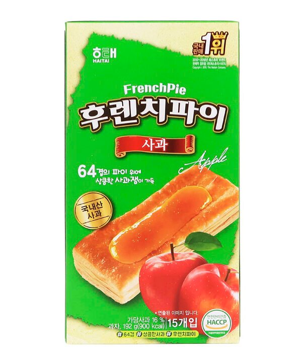 Haitai French Pie Manzana 192gr