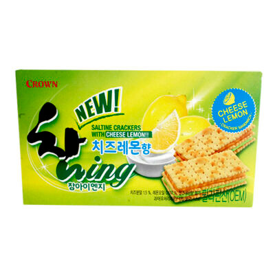 Crown Cracker Cheese Lemon 135gr