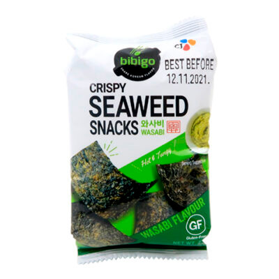 CJ Bibigo Alga Crujiente Wasabi 15gr - Image 2