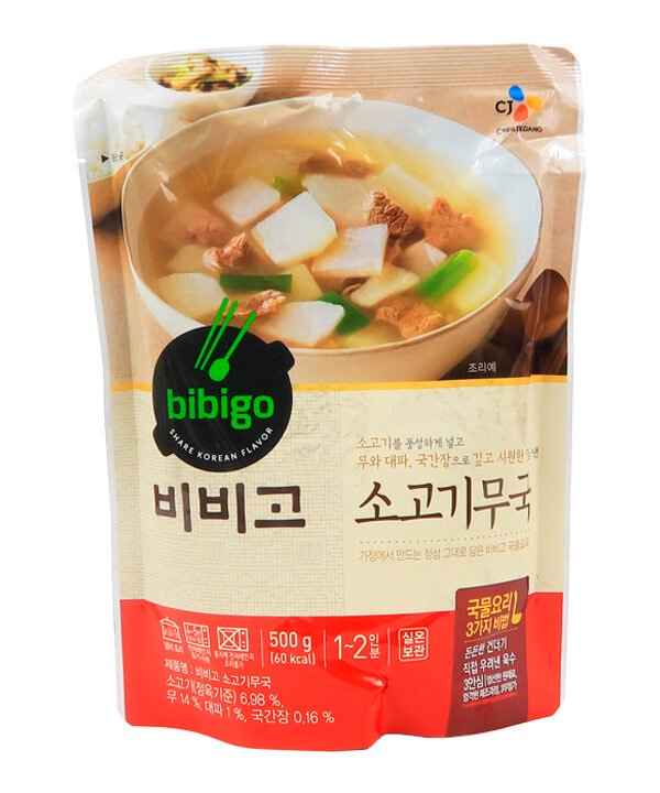 CJ Bibigo Sopa de Ternera y Nabo Sogogi Muguk 500gr