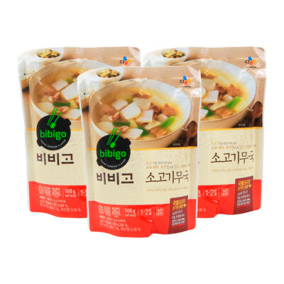 CJ Bibigo Sopa de Ternera y Nabo Sogogi Muguk 500gr - Image 3