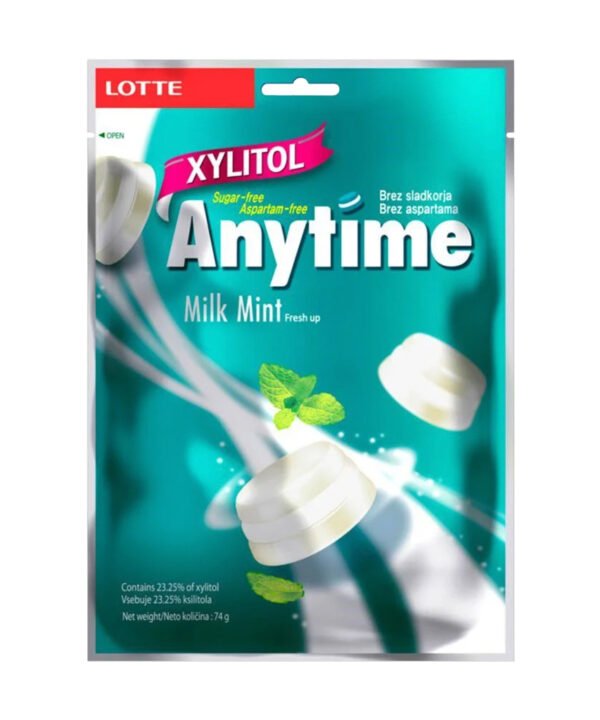 Lotte Anytime Milk Mint 60 gr