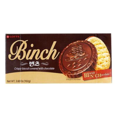 Lotte Binch Galleta con Chocolate 120gr