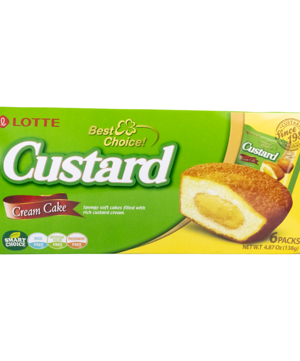 Lotte Custard Cake 6pzs