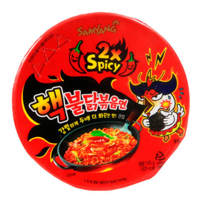 Samyang Hot Chicken 2X Spicy Bowl 105gr - Image 3