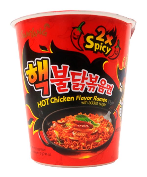 Samyang Buldak Hot Chicken 2X Spicy Cup 70gr
