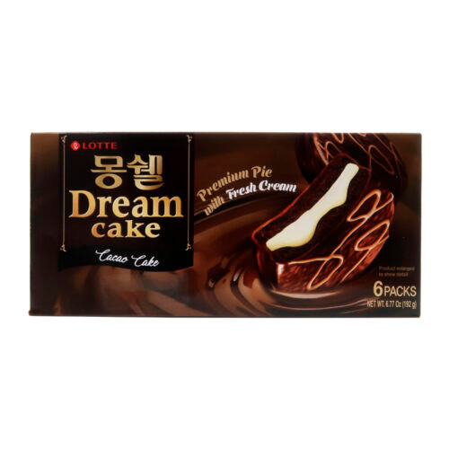 Lotte Dream Cake Cacao 6pz 204g