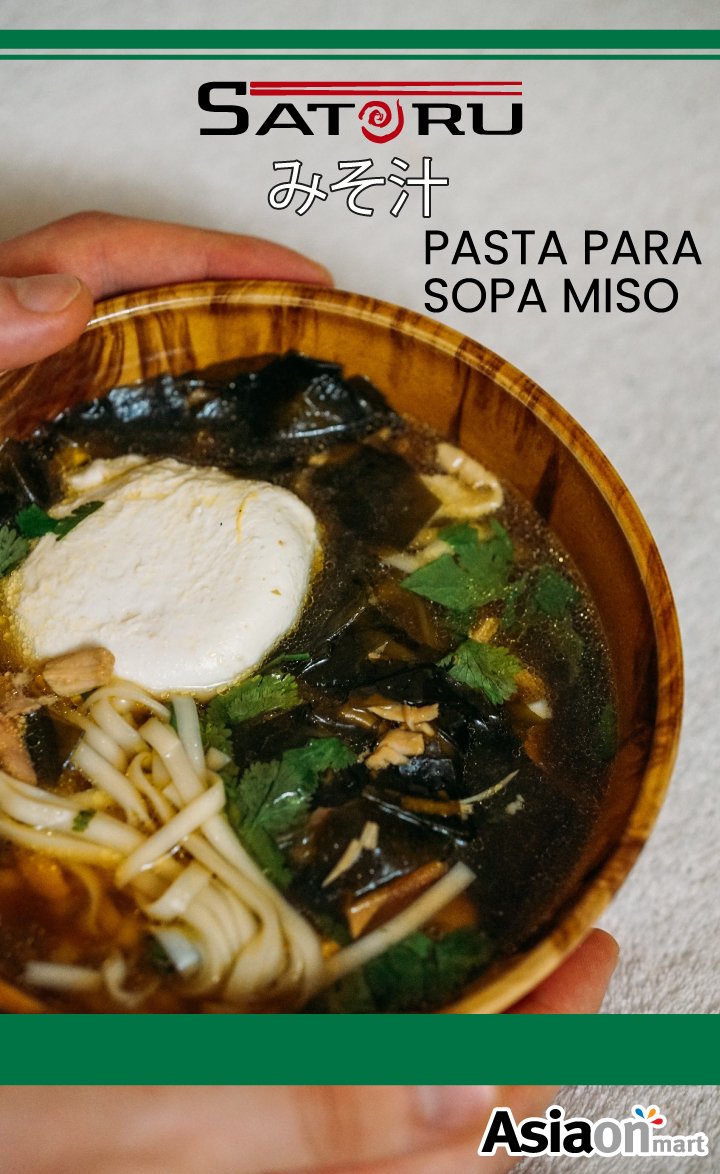Satoru Pasta para hacer Sopa Miso, Miso blanco, 200 gramos : :  Alimentos y Bebidas