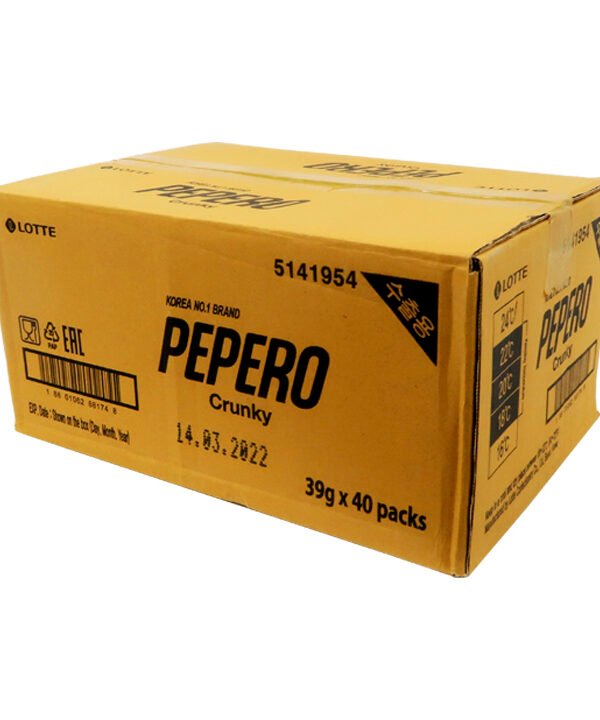 Lotte Pepero Golden Crunky 40pzs