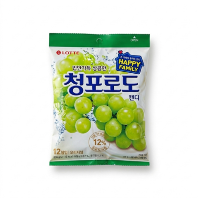 Lotte Dulce de Uva Verde 153 g – Caramelos Coreanos Sabor Uva