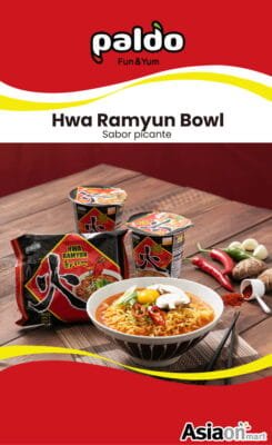 Disfruta el auténtico sabor del Paldo Hwa Ramyun Original 5Pack, un ramen coreano de fideos instantáneos con caldo picante y sabor intenso. Su presentación de 5 paquetes de 120 g es ideal para preparar en casa una comida rápida con inspiración coreana. Perfecto para quienes disfrutan los sabores especiados y buscan experimentar con la gastronomía asiática. 5 beneficios: Sabor picante e intenso: caldo con carácter para los amantes del ramen especiado. Auténtico estilo coreano: disfruta una experiencia inspirada en la gastronomía de Corea. Presentación 5Pack: incluye 5 paquetes individuales de 120 g. Preparación práctica: opción rápida y sencilla para cualquier momento del día. Versátil y personalizable: agrega huevo, verduras, carne, kimchi u otros ingredientes a tu gusto.