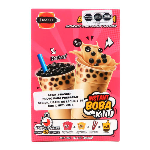 J Basket Instant Boba Kit Té Negro