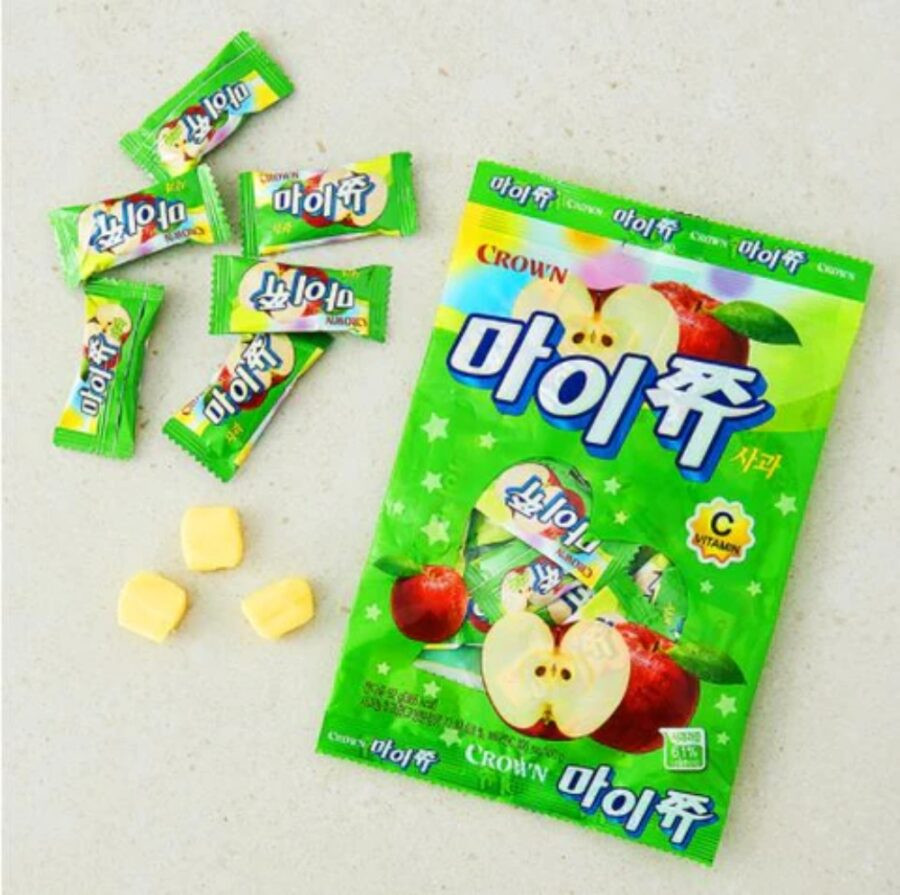 Crown Mychew Dulces Sabor Manzana 92g - Image 4