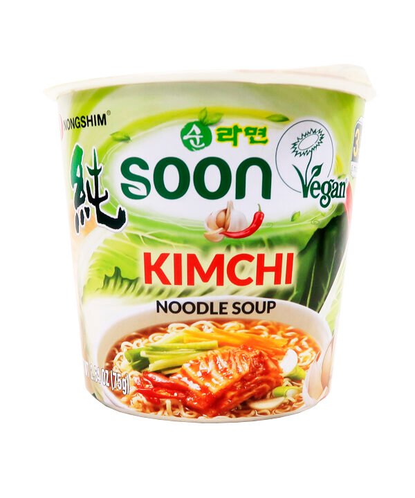 Nongshim Soon Vegan Kimchi Cup 75gr