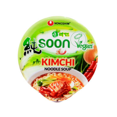 Nongshim Soon Vegan Kimchi Cup 75gr - Image 2
