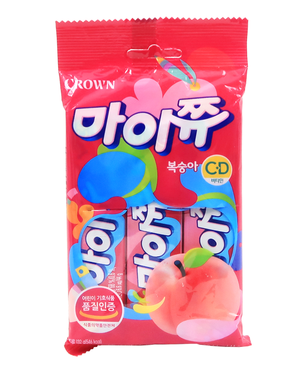 Mychew Dulces Sabor Durazno 3pack 132g