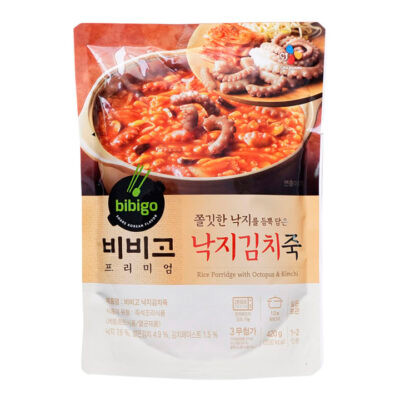 CJ Bibigo Papilla Arroz con Kimchi y Pulpo 420gr