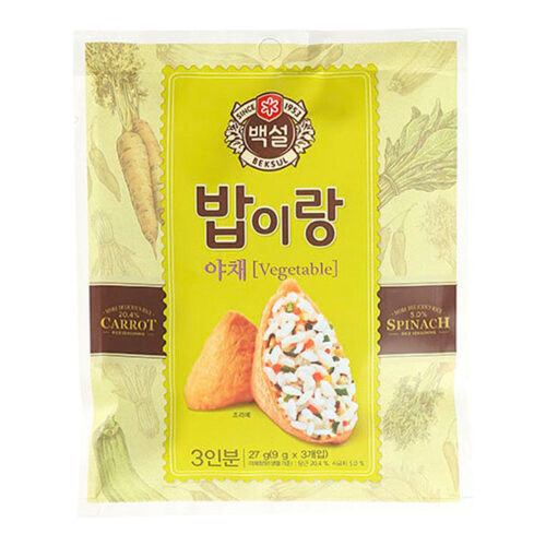 CJ Beksul Sazonador de Arroz Vegetales 27gr