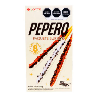 Pepero Surtido 8 Piezas 270gr