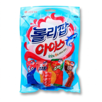 Lotte Lollipop Ice Candy 132 g | Paletas de Caramelo Coreanas