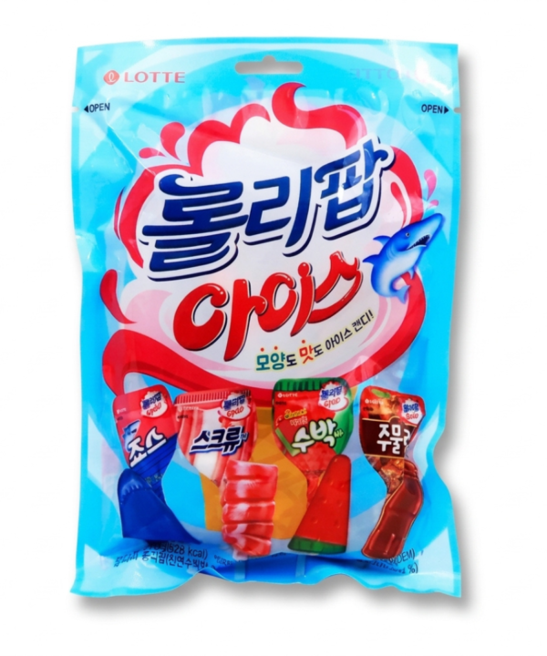 Lotte Lollipop Ice Candy 132 g | Paletas de Caramelo Coreanas