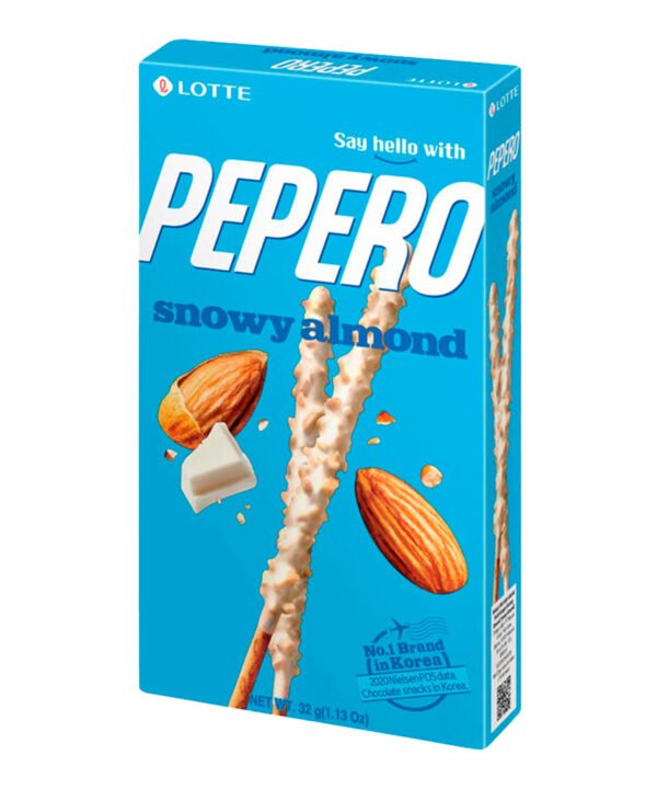 Lotte Pepero Snowy Almond 32gr