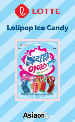 Lotte Lollipop Ice Candy 132 g | Paletas de Caramelo Coreanas