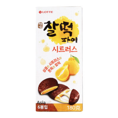 Lotte Rice Pie Citrus 180g - Image 2