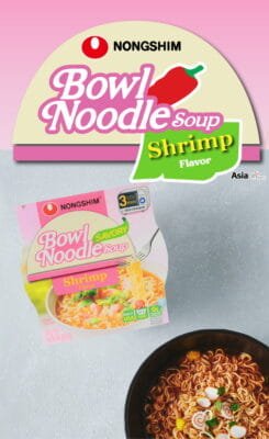 Nongshim Bowl 86 g | Ramen Coreano Sabor Camarón Picante